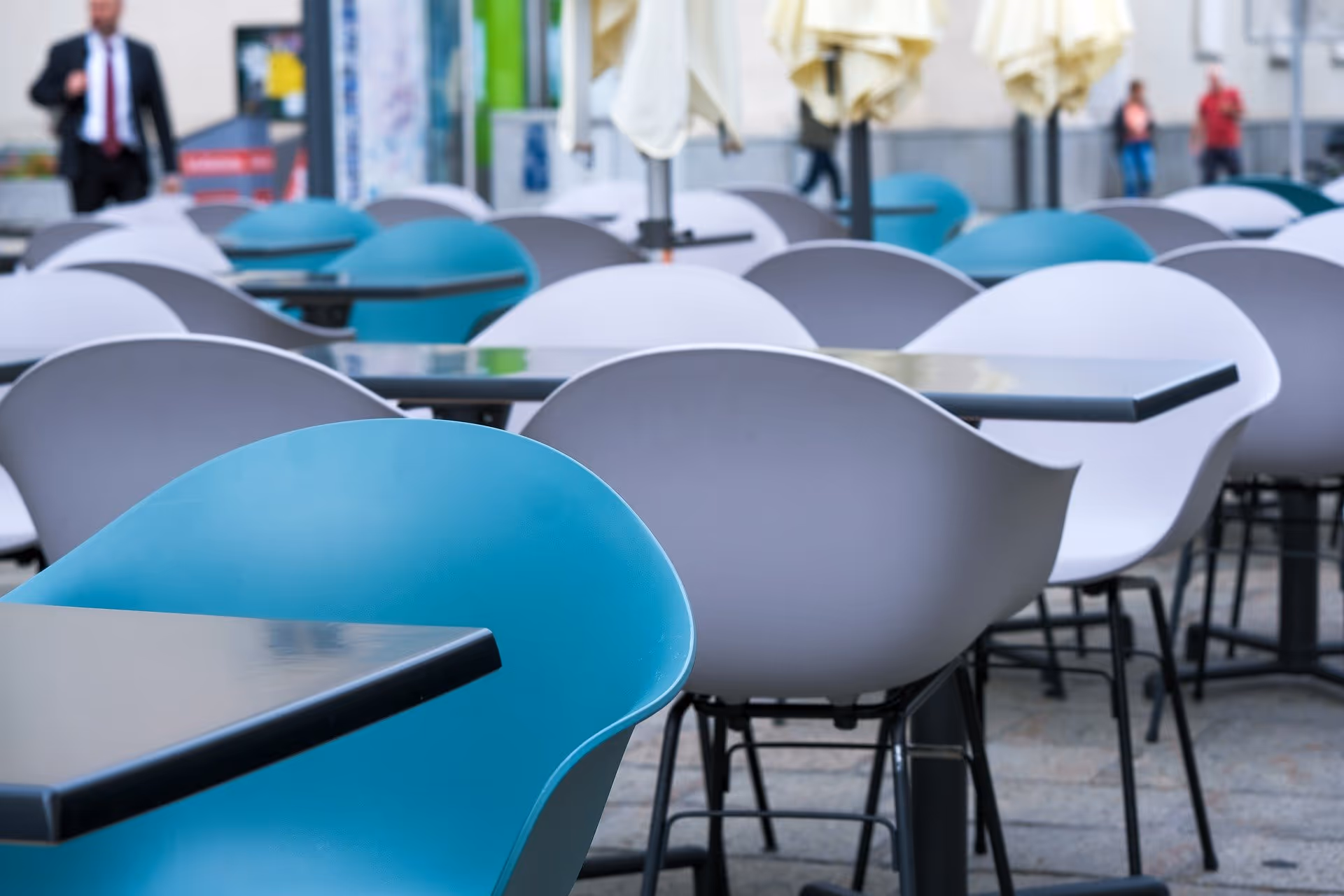 Tables and chairs